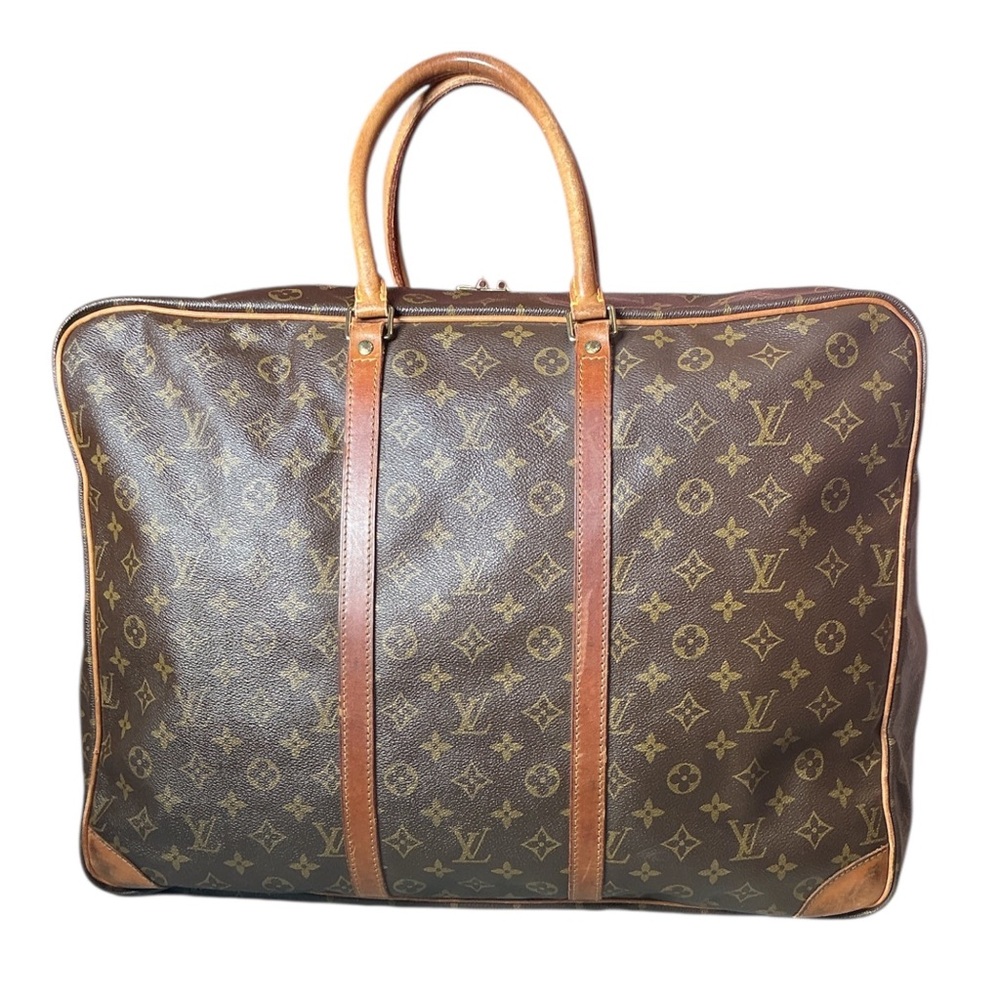 Vintage 1990s Louis Vuitton Sirius Travel Suitcase Leather Oversized Bag